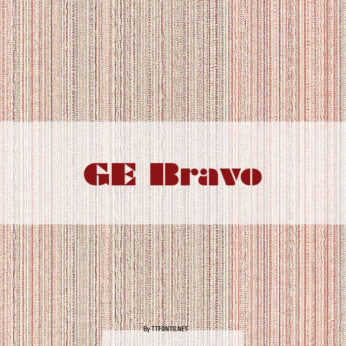 GE Bravo example